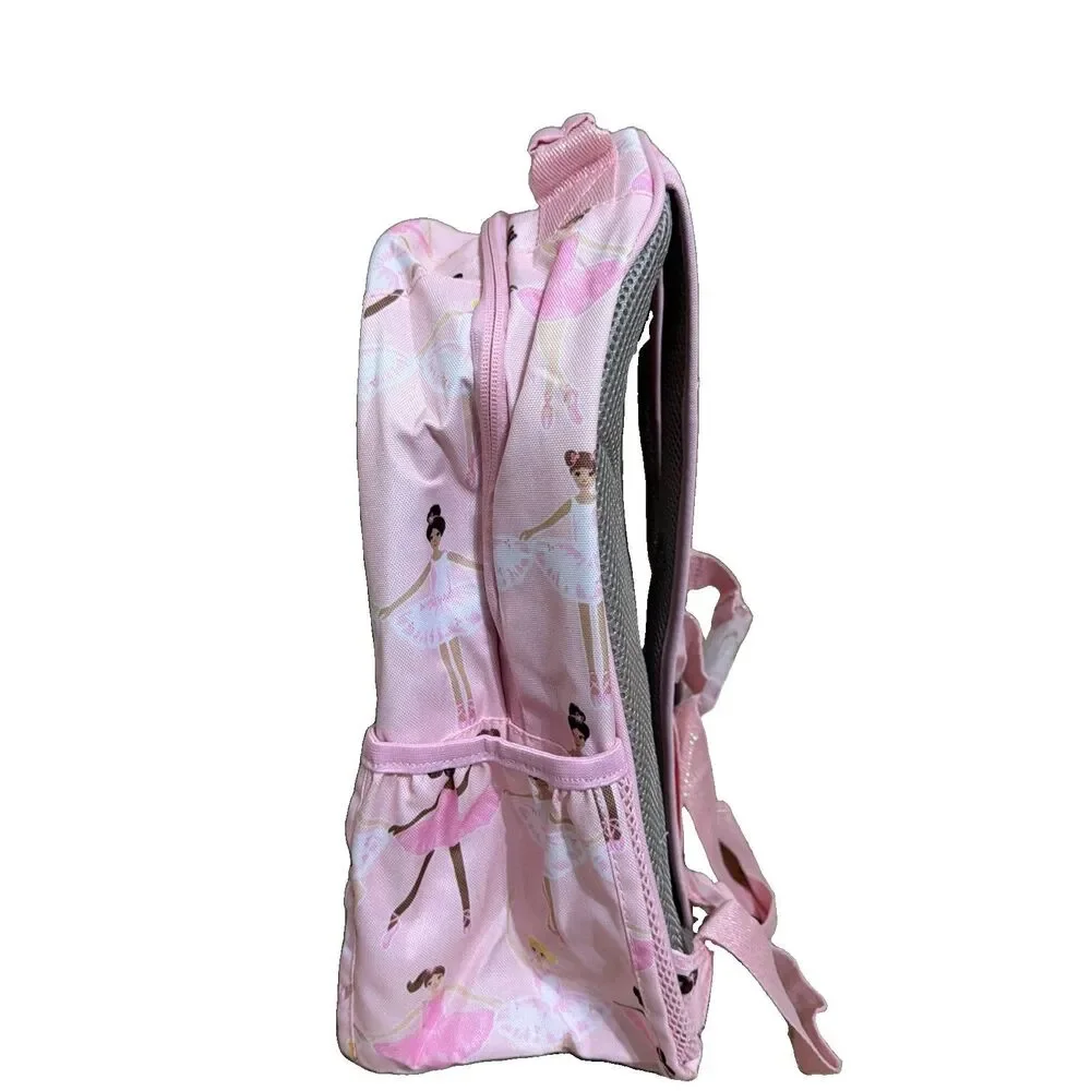 Pottery Barn Kids Mackenzie Pink Shimmer Ballerina Backpack & Lunchbox Large